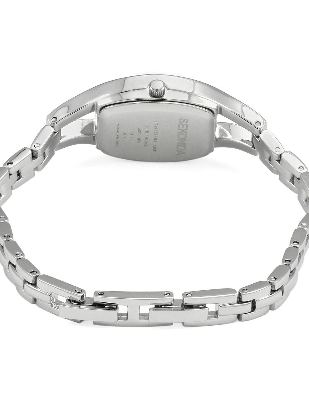 Sekonda Dress Tonneau Silver Watch image 2