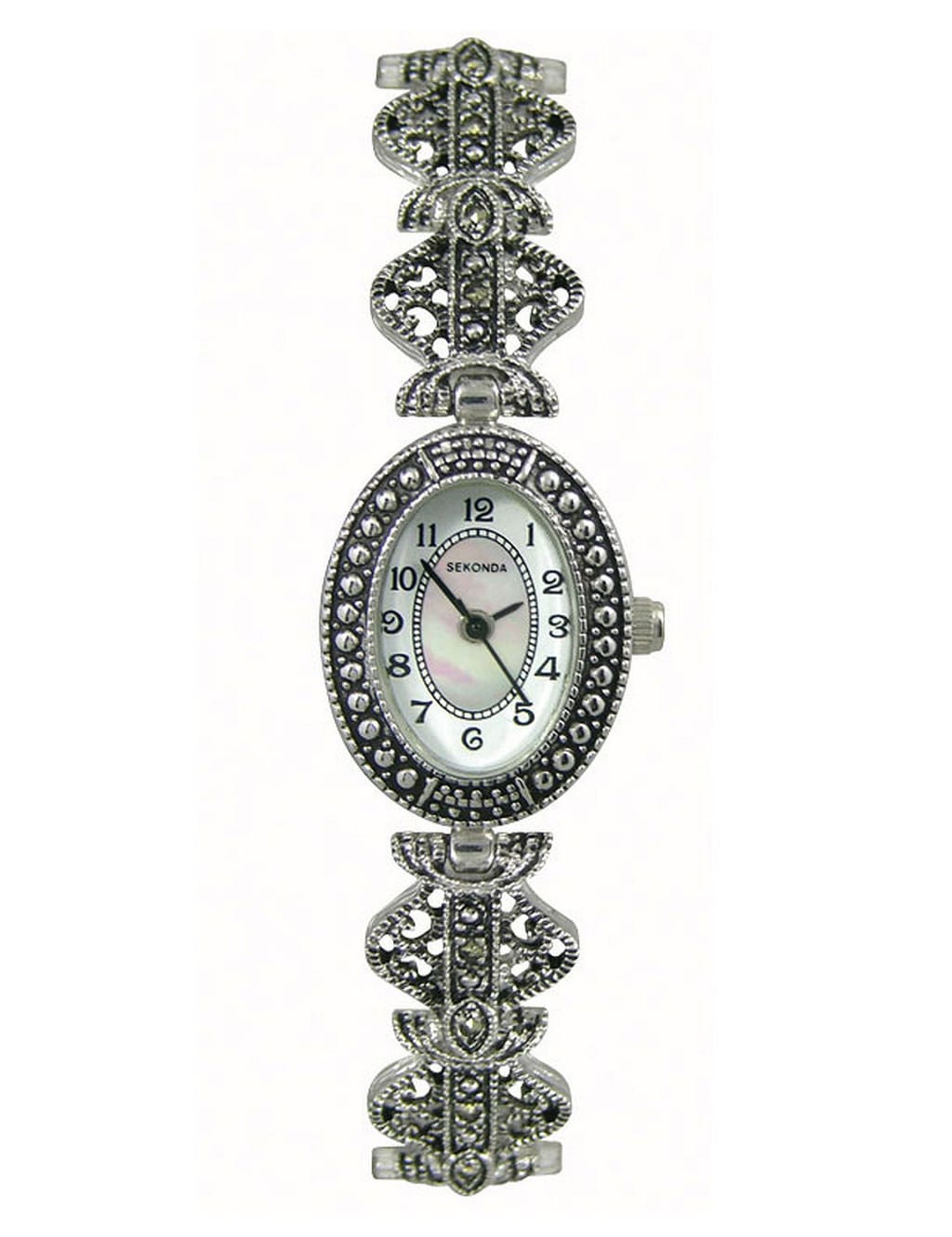 Sekonda Silver Stainless Steel Watch image 1