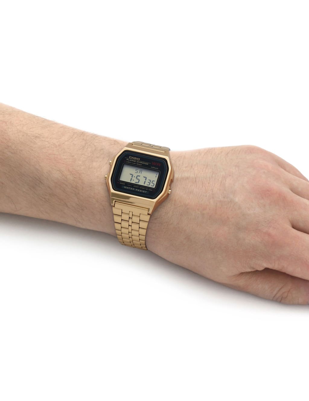 Casio Gold Stainless Steel Chronograph Watch image 2