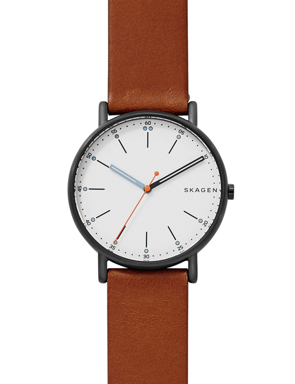 Skagen Signatur Classic Brown Leather Watch image 1