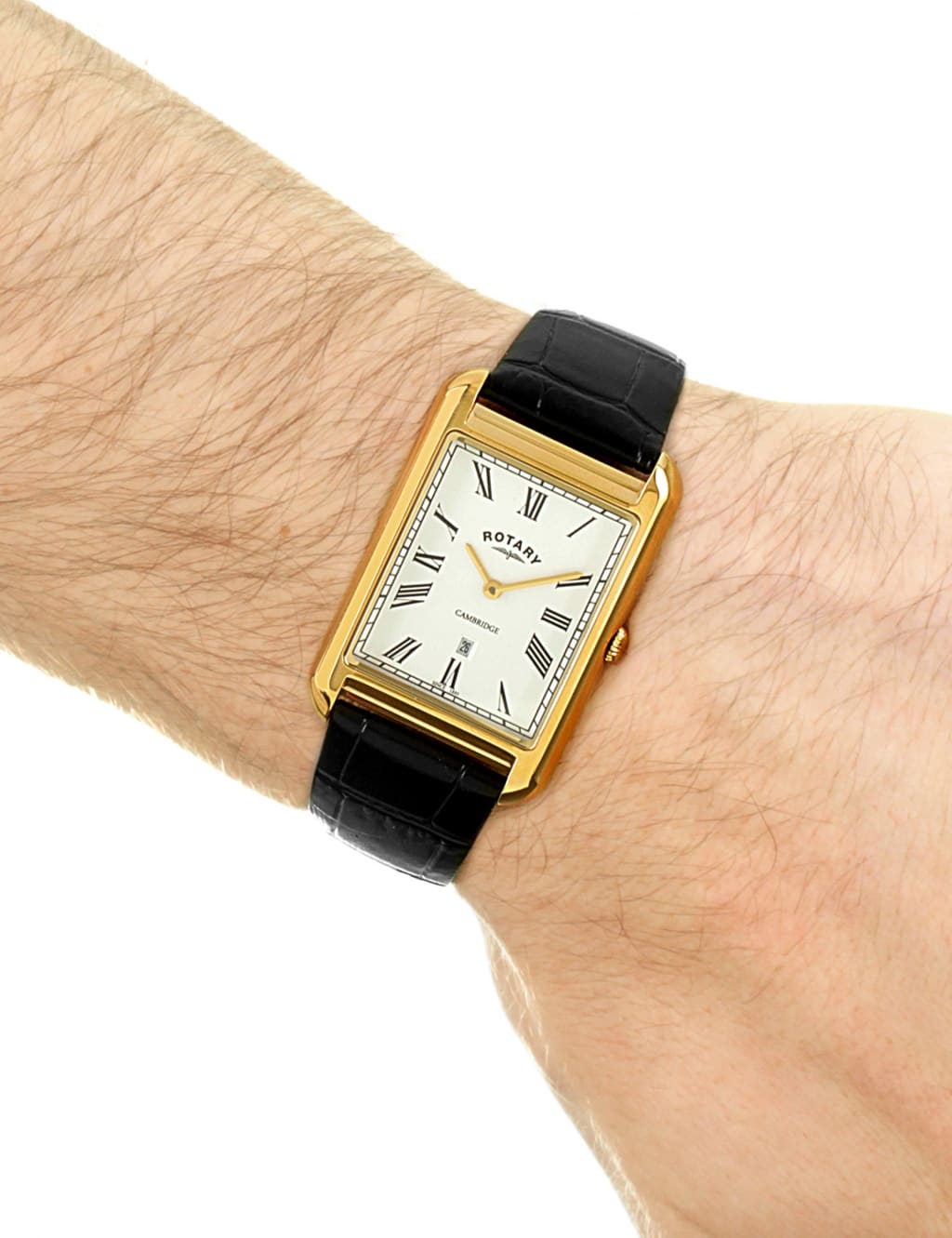 Rotary Cambridge Black Leather Watch image 5