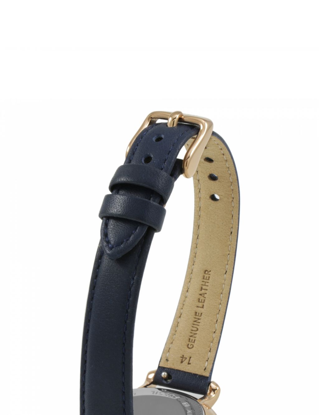Fossil Jacqueline Navy Leather Watch image 3