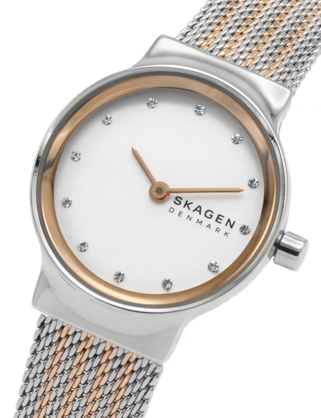 Skagen Freja Two Tone Mesh Stainless Steel Watch image 3
