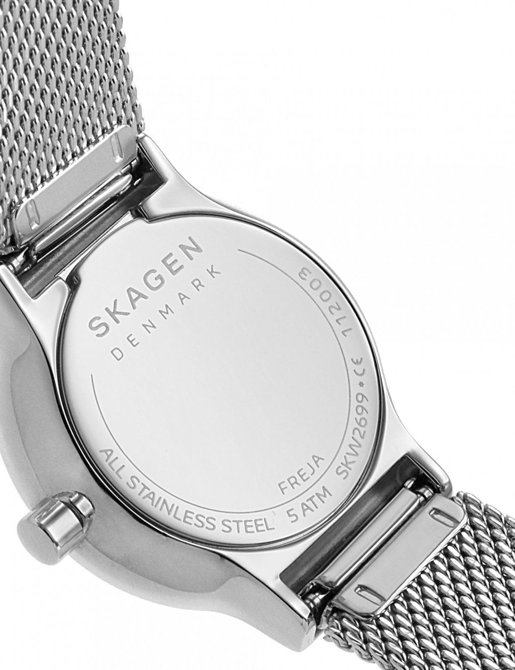 Skagen Freja Two Tone Mesh Stainless Steel Watch image 4