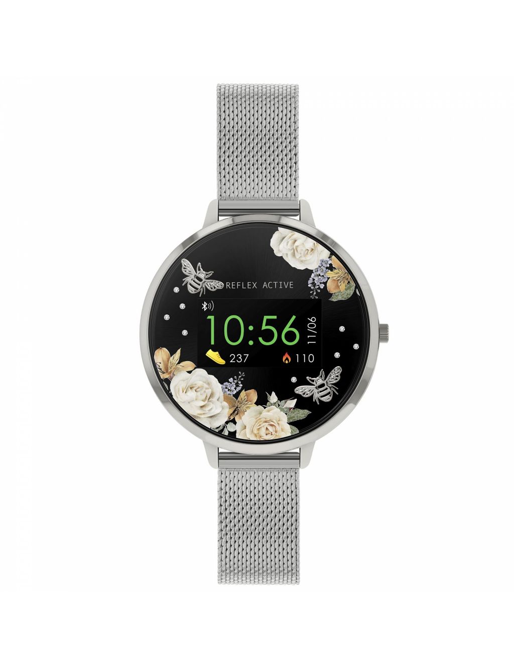 Reflex Active Bluetooth Stainless Steel Smartwatch