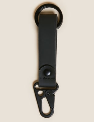 

Mens M&S Collection Rubber Keyring - Black, Black