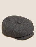 Dogstooth Baker Boy Hat with Thermowarmth™