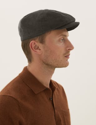 

Mens M&S Collection Baker-Boy-Kappe mit Thermowarmth™ - Charcoal, Charcoal