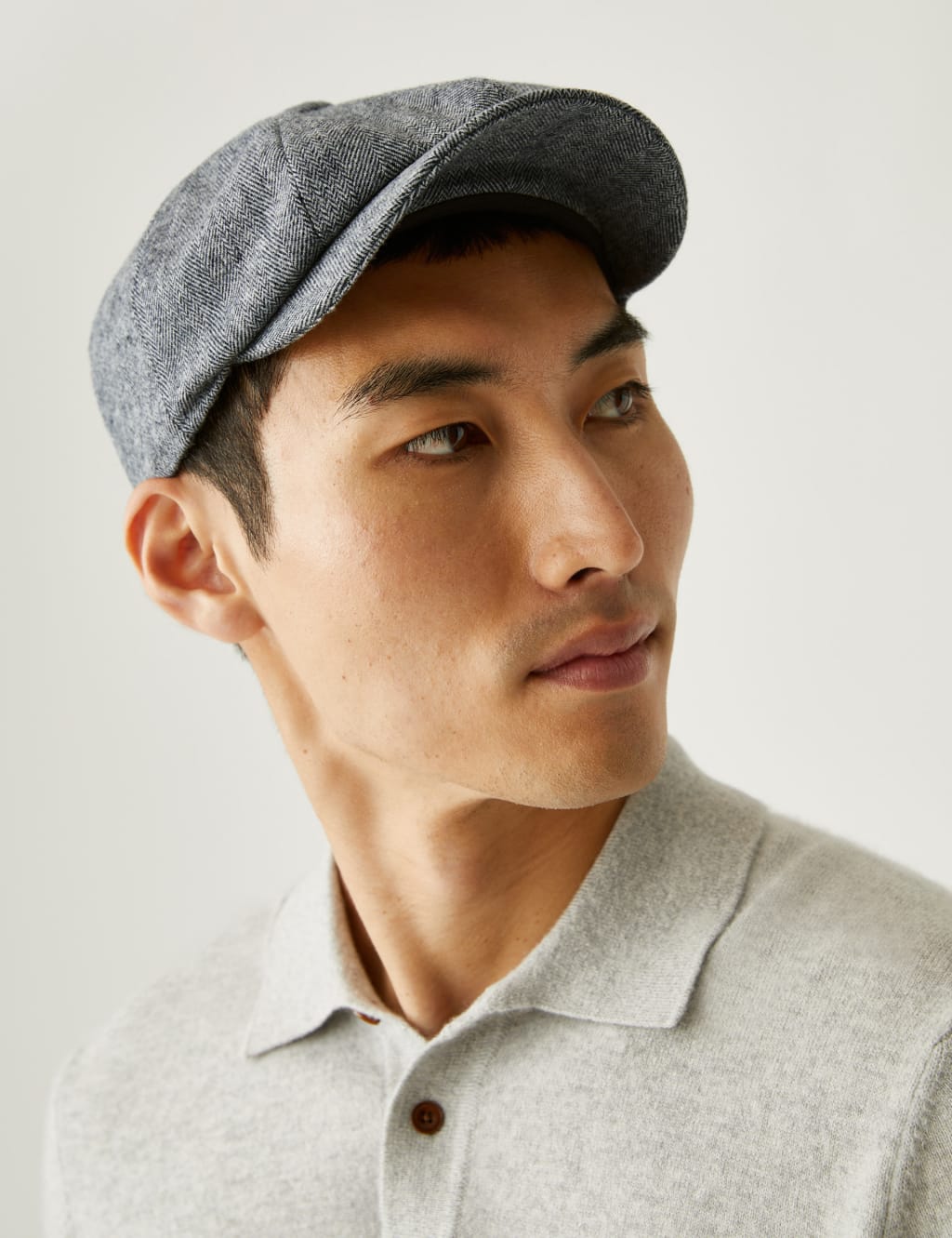 Wool Blend Baker Boy Hat