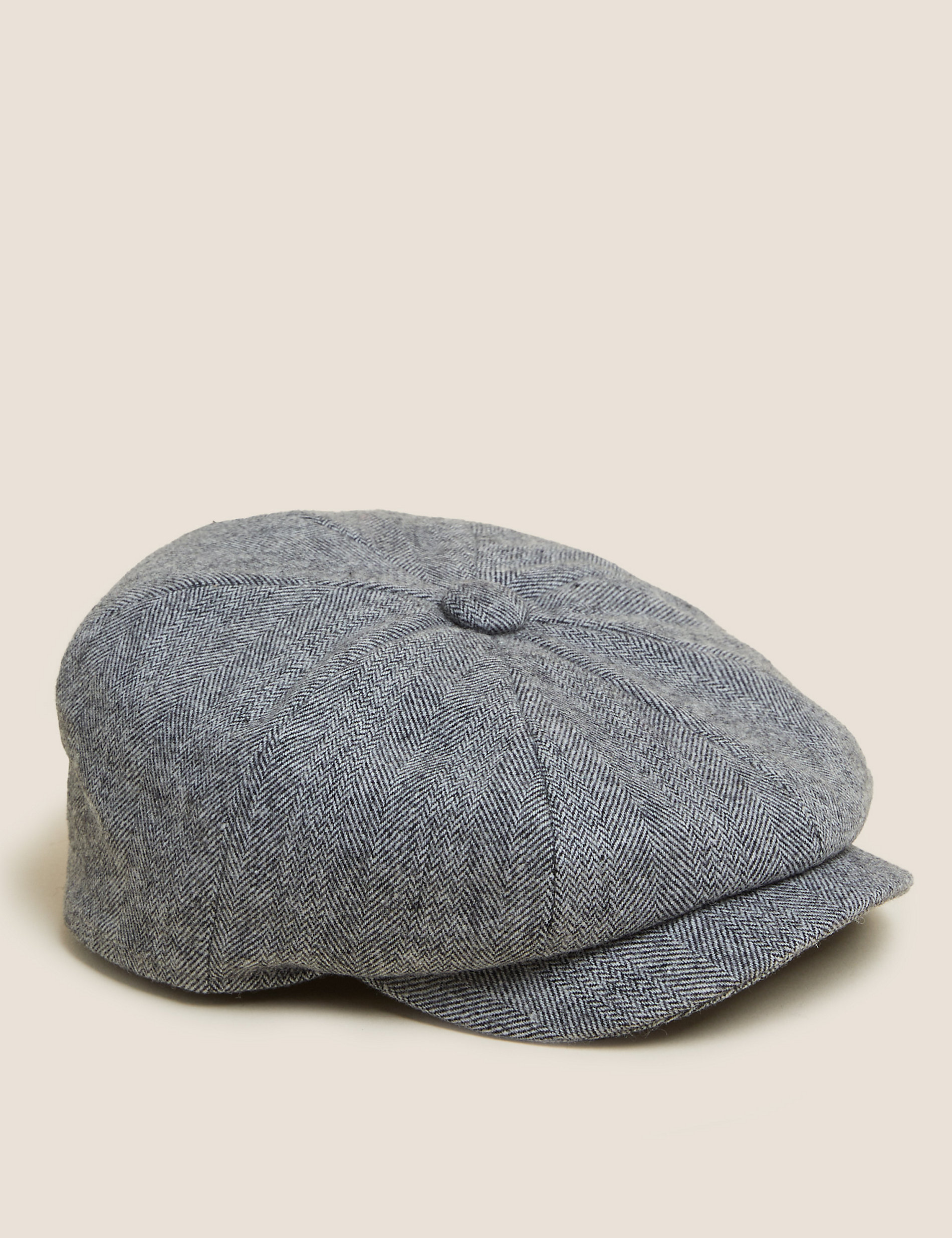 Wool Blend Baker Boy Hat