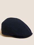 Wool Blend Flat Cap with Thermowarmth™