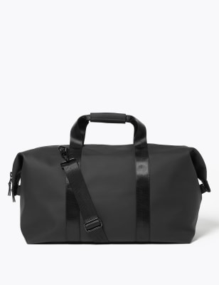 

Mens M&S Collection Rubberised Weekend Bag - Black, Black