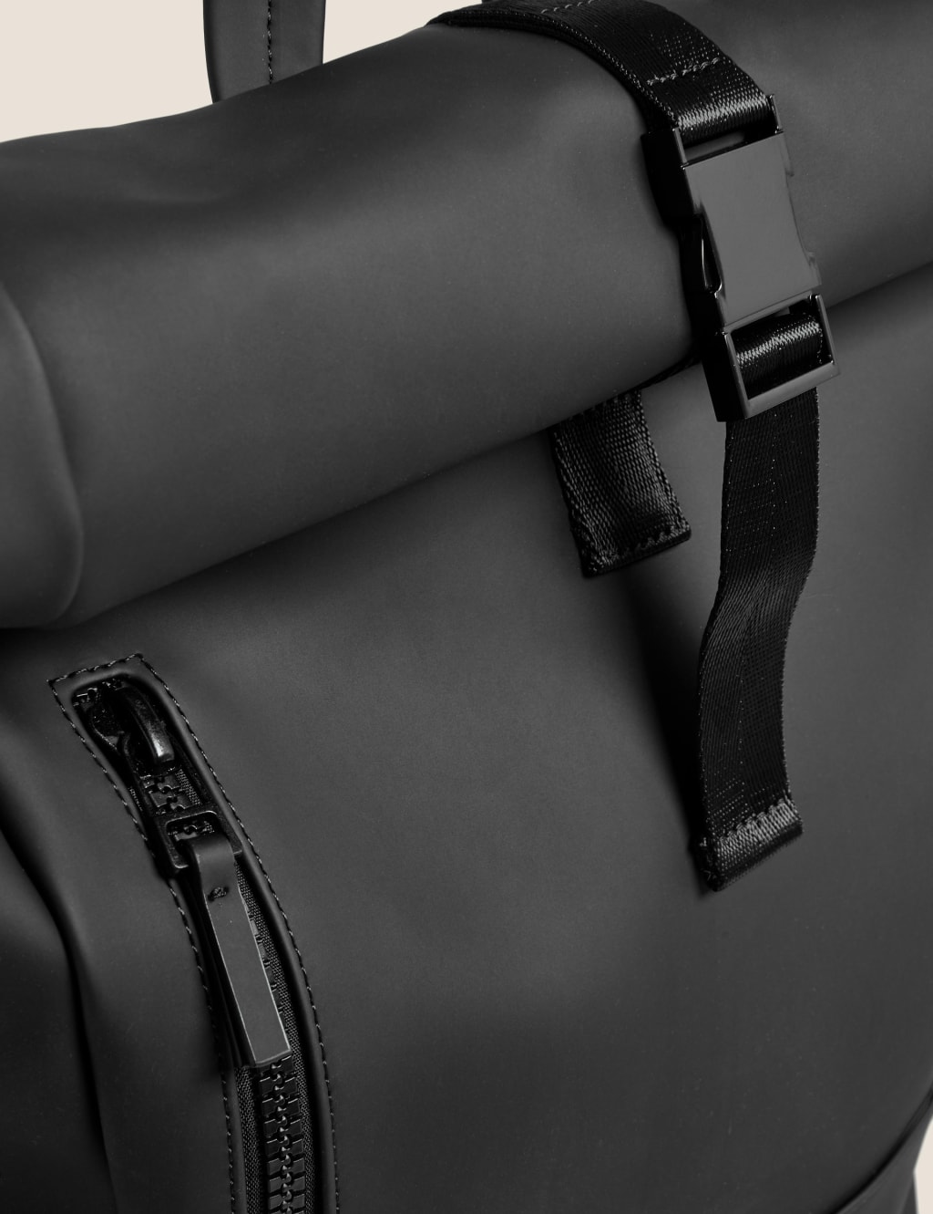Rubberised Rolltop Backpack image 5