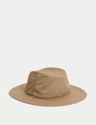 

Mens M&S Collection Ambassador Hat with Stormwear™ - Stone, Stone