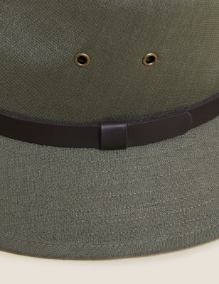 

Mens M&S Collection Pure Linen Trilby Hat - Khaki, Khaki