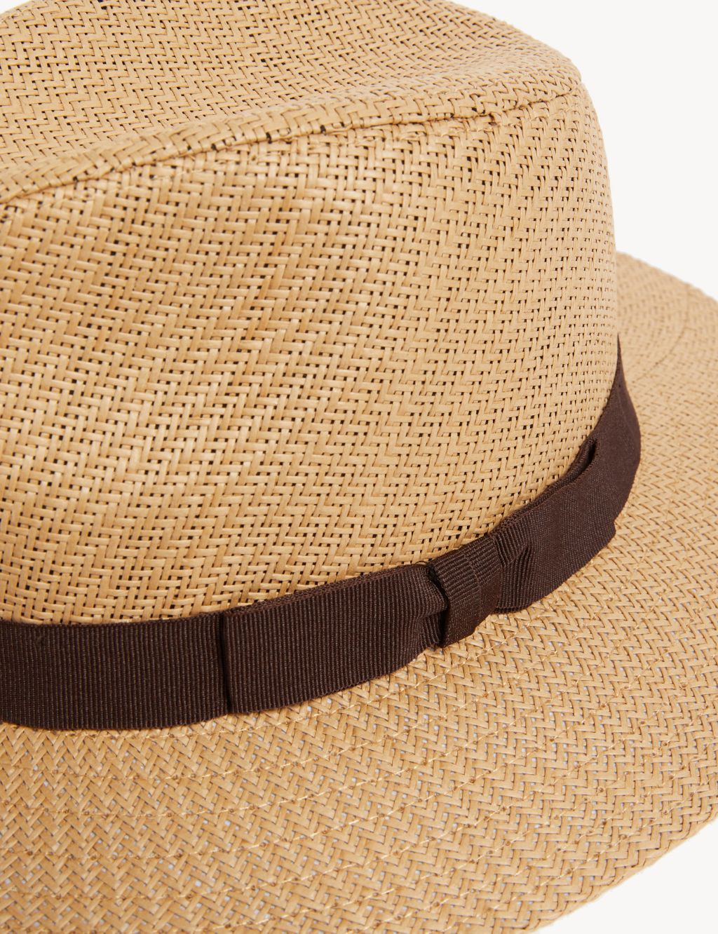 Textured Broad Brim Ambassador Hat image 2