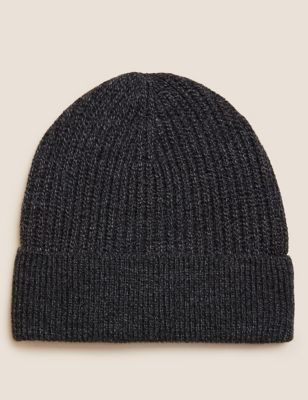  Rib Knit Beanie Hat - LT