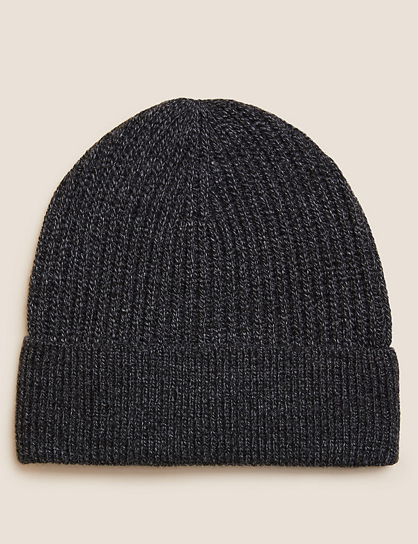  Rib Knit Beanie Hat - MX