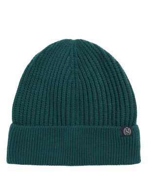 

Mens M&S Collection Beanie-Strickmütze - Grün, Grün