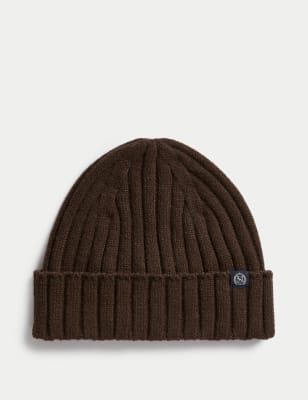 

Mens M&S Collection Knitted Beanie Hat - Chocolate, Chocolate
