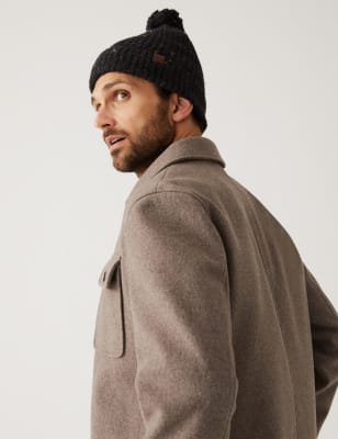 

Mens M&S Collection Beanie-Mütze - Black Mix, Black Mix