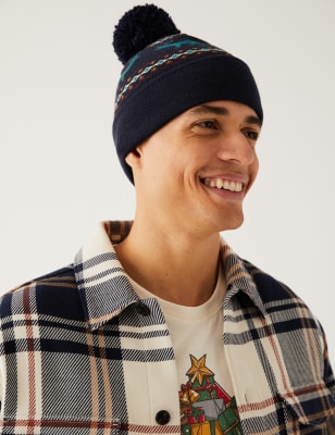 Marks and spencer beanie hot sale hats