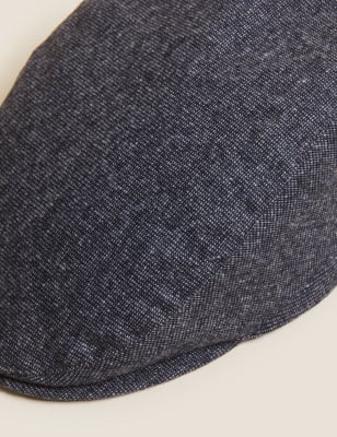 

M&S Collection Gorra inglesa de lanaMens - Black Mix, Black Mix