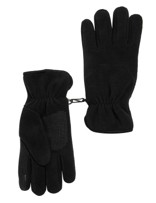 

Mens M&S Collection Fleece Gloves with Thermowarmth™ - Black, Black