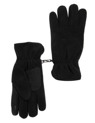 M&S Mens Fleece Gloves with Thermowarmth 