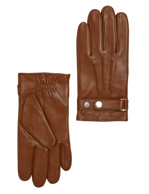 

Mens M&S Collection Luxury Italian Leather Gloves - Tan, Tan