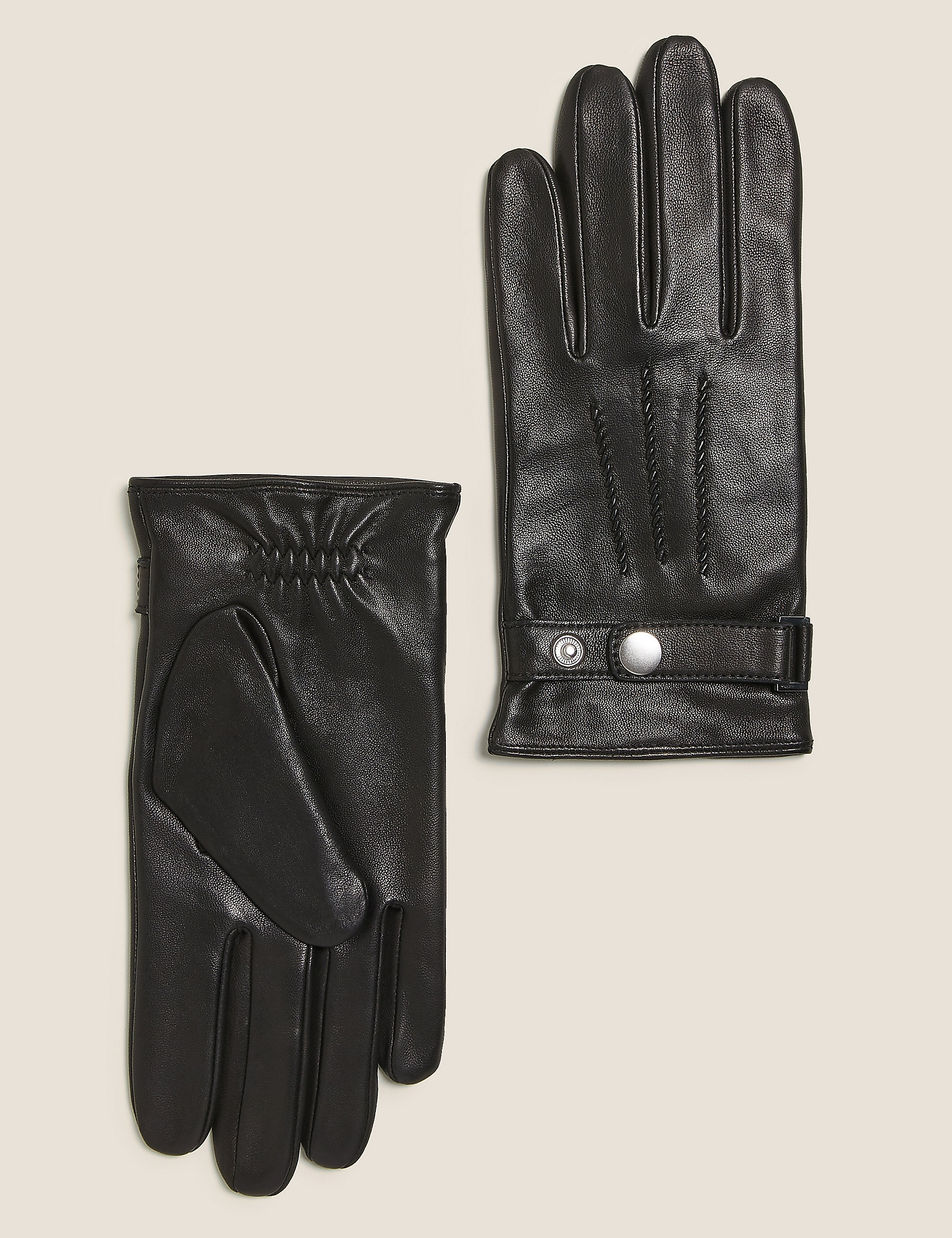 Luxuriöse Handschuhe aus italienischem Leder