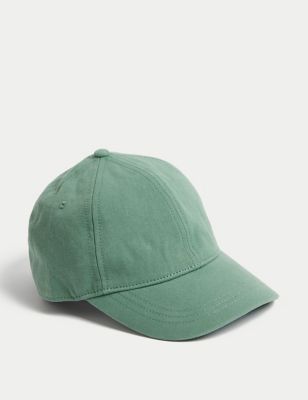 

Mens M&S Collection Baseball Cap - Medium Green, Medium Green