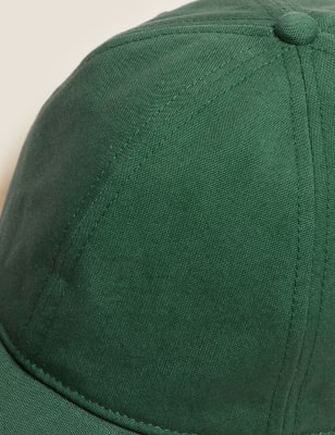 

Mens M&S Collection Baseball Cap - Dark Green, Dark Green