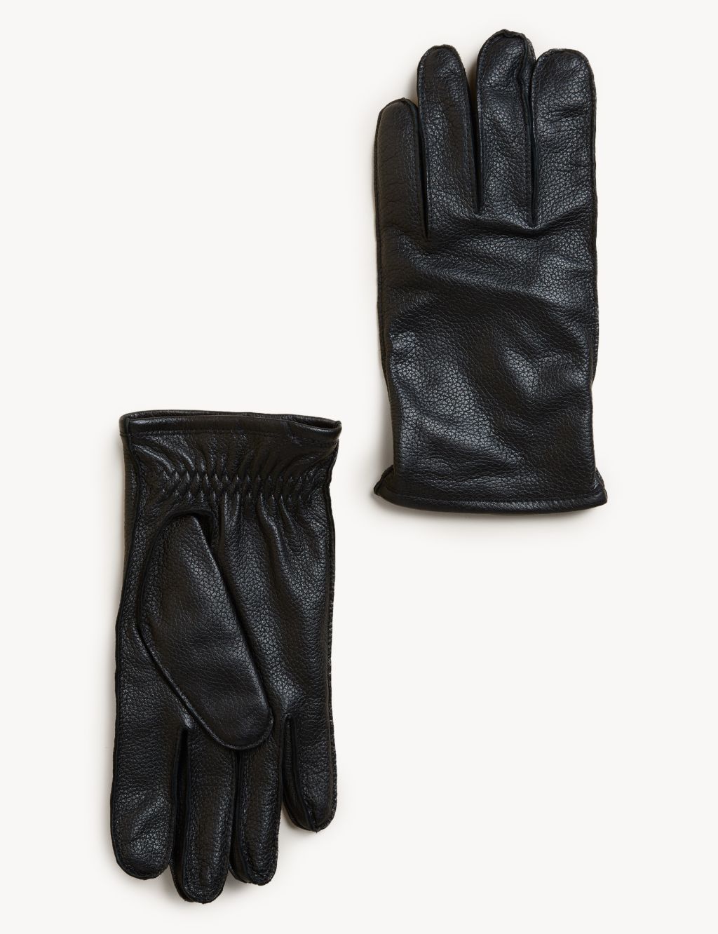 Cashmere Lined Leather Gloves image 1