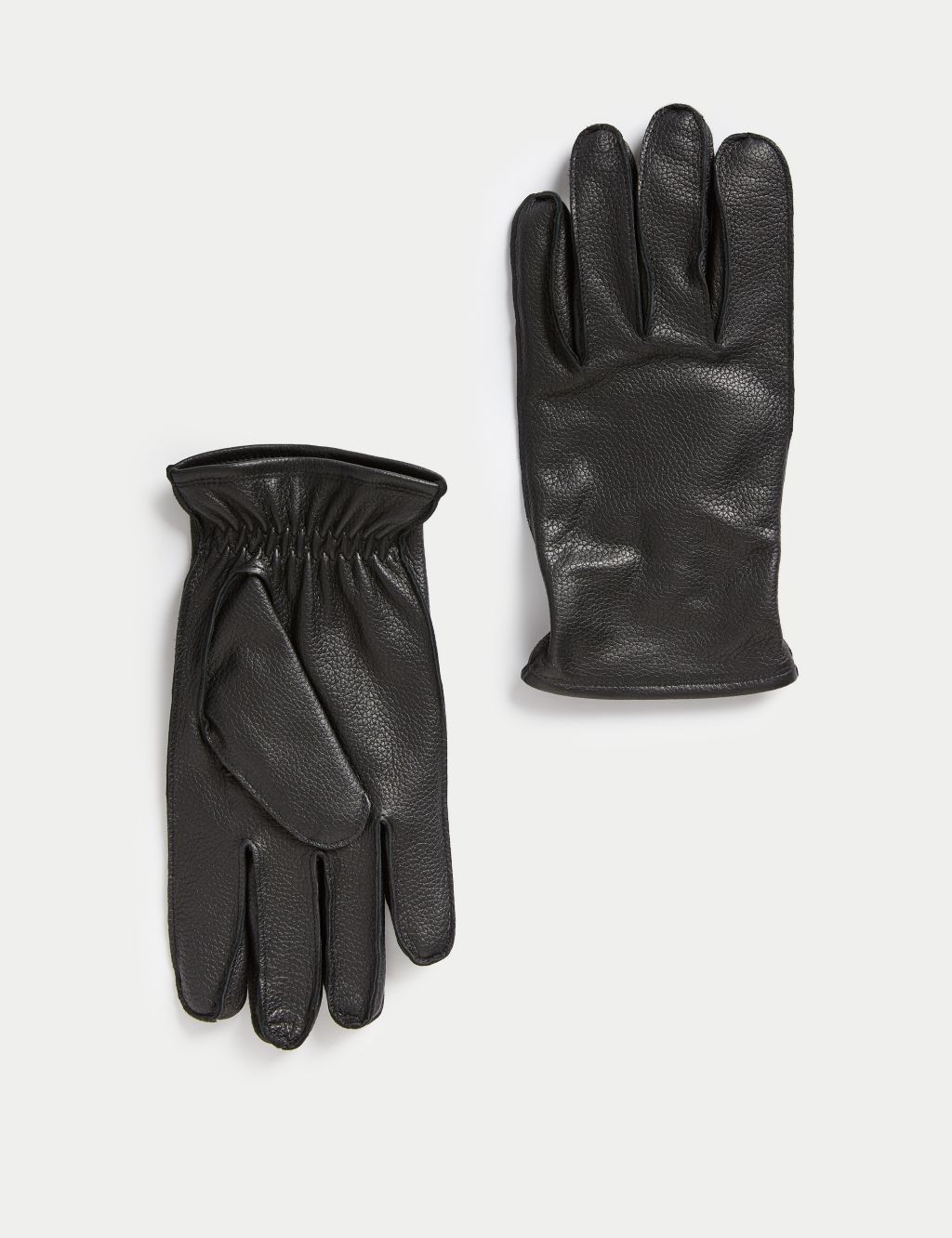 Cashmere Lined Leather Gloves image 2