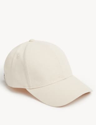 

Mens Autograph Pure Cotton Baseball Cap - Ecru, Ecru