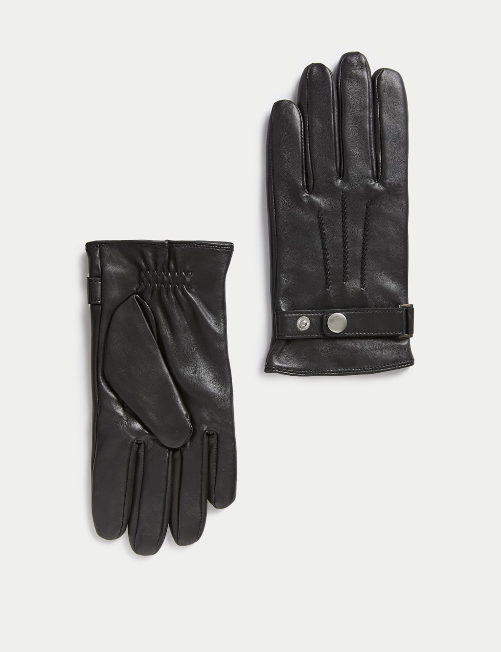 Mens leather gloves asda cheap