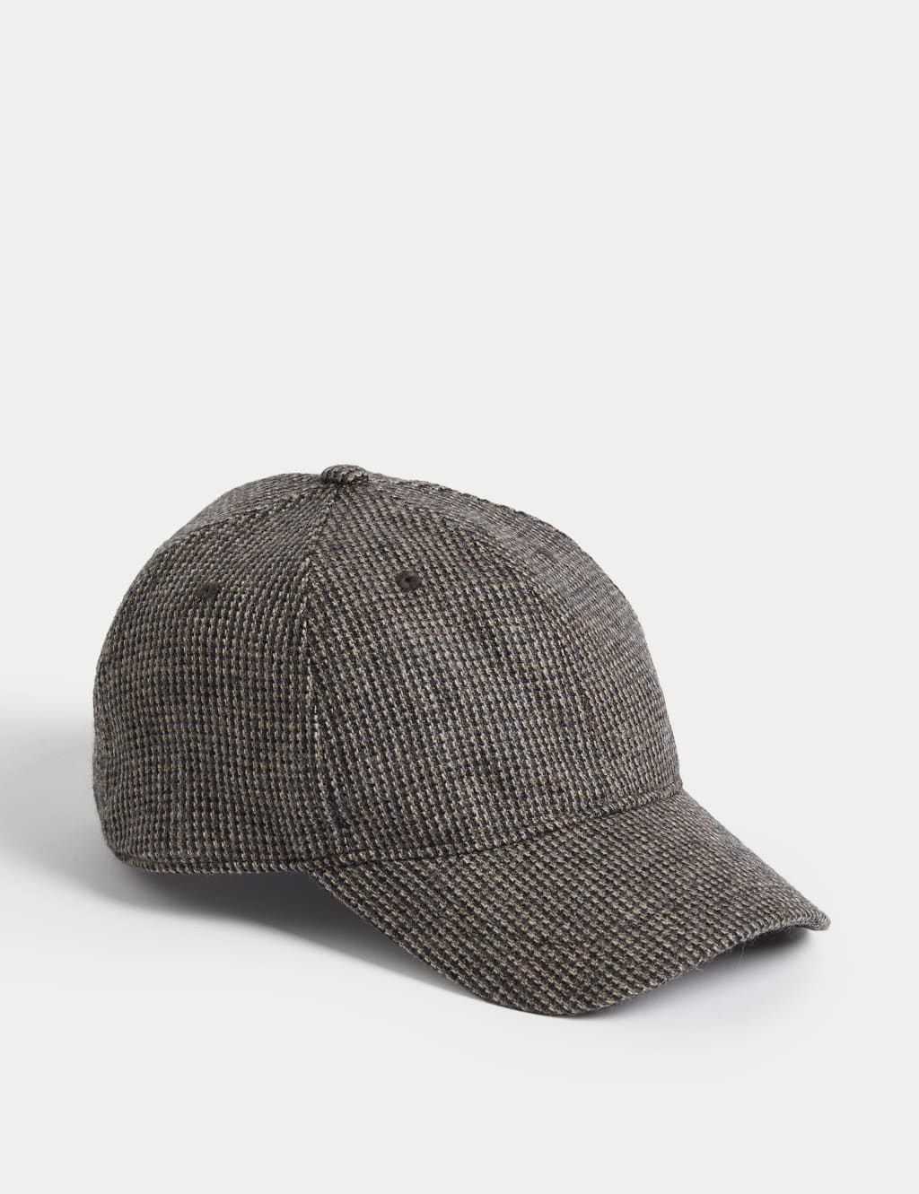 Pure Wool Textured Baseball Cap