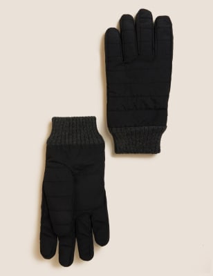 

Mens M&S Collection Gloves with Thermowarmth™ - Black, Black