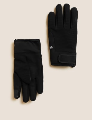 

Mens M&S Collection Waterproof Gloves - Black, Black
