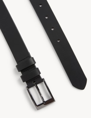 

M&S Collection Cinturón de pielMens - Black, Black