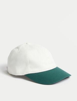 Pure Cotton Colour Block Baseball Cap - JE