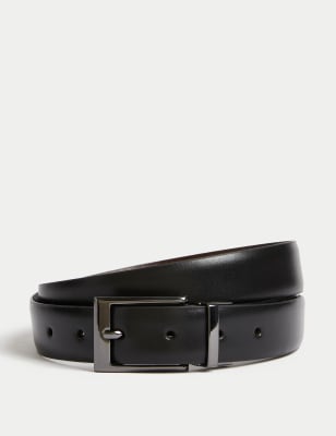 

M&S Collection Cinturón de piel reversibleMens - Black/Brown, Black/Brown