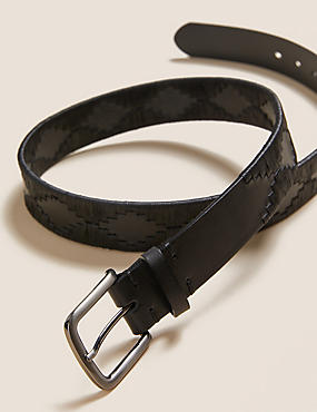 Leather Hand Stitched Belt