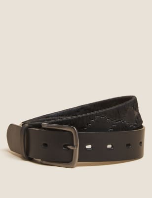 Leather Stitch Detail Belt