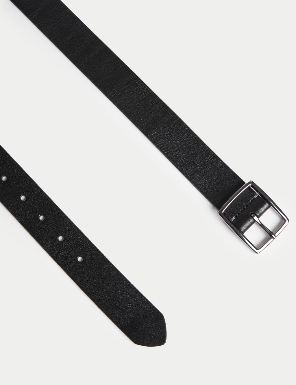 Leather Rectangular Buckle Smart Belt image 2