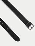 Leather Rectangular Buckle Smart Belt