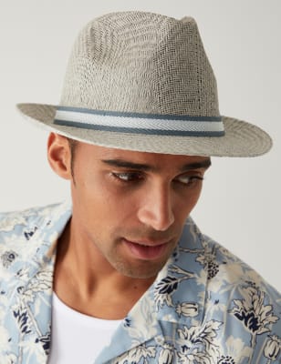 

M&S Collection Trilby texturizadoMens - Grey, Grey