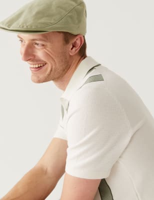 Pure Cotton Flat Cap - PT