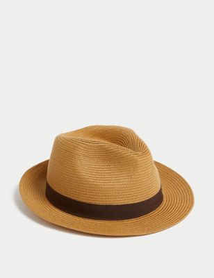 

Mens M&S Collection Packable Trilby - Sand, Sand
